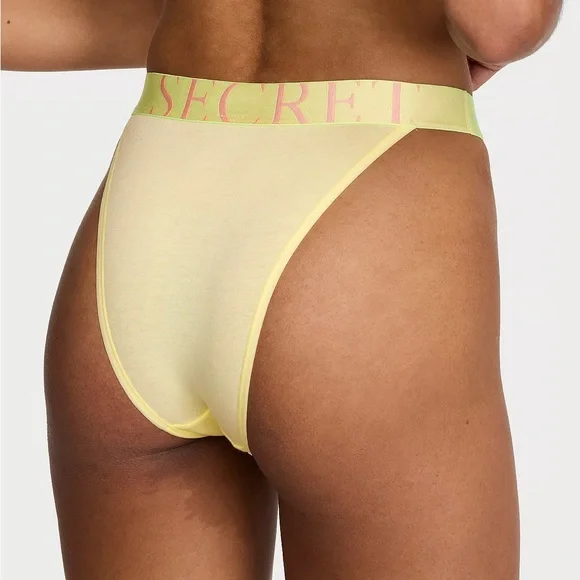 Victoria's Secret Yellow brief panty 90s Throwback - Picture 2 of 2